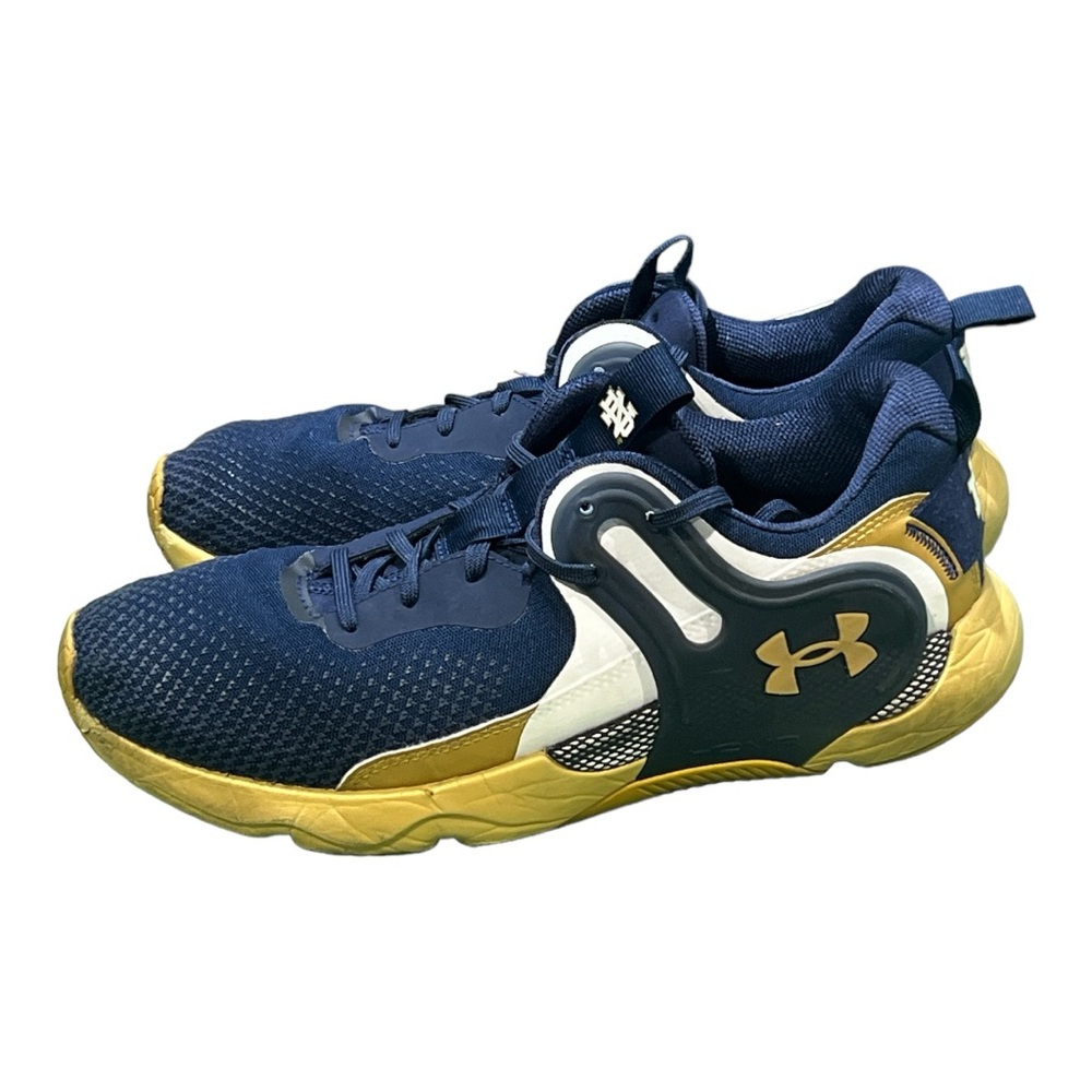 Men’s Under Armour Navy Notre Dame Fighting Irish Training Shoe Size Men 11.